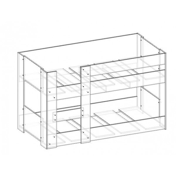 Kids Beds Melbourne Bunk Bed Compact Mid / Low Height